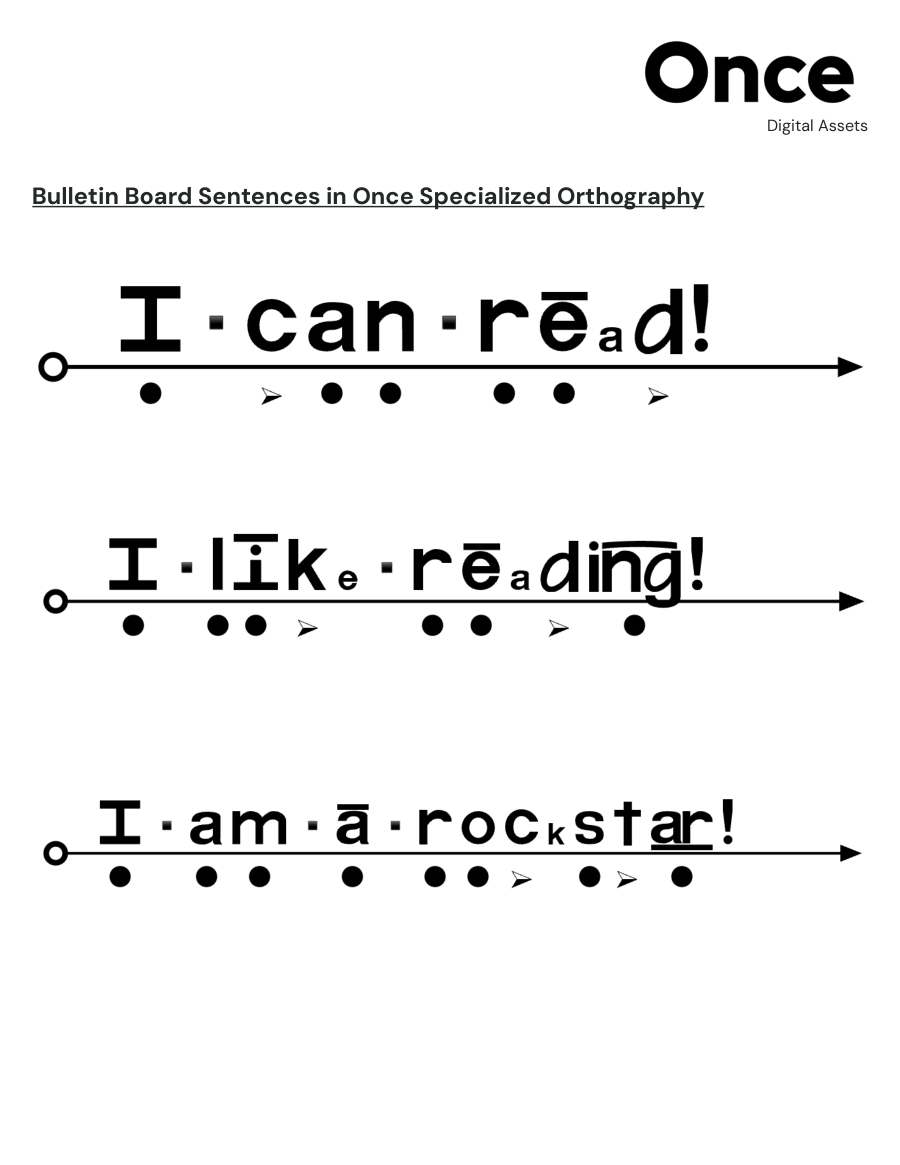 Bulletin Board Sentences
